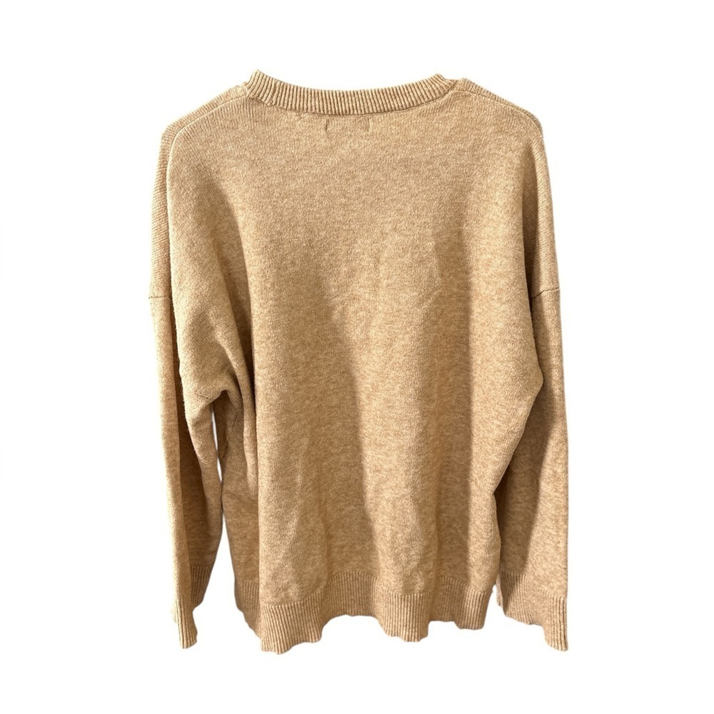 Tahari high-low knit sweater-beige- size XL - Picture 5 of 5
